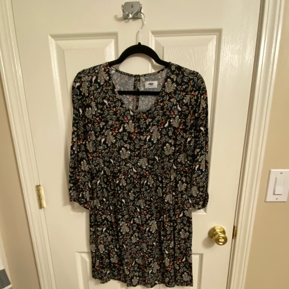 Old Navy 3/4 sleeve swing dress